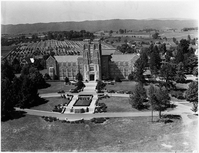 Virginia Tech Drillfield in 30's or early 1940's